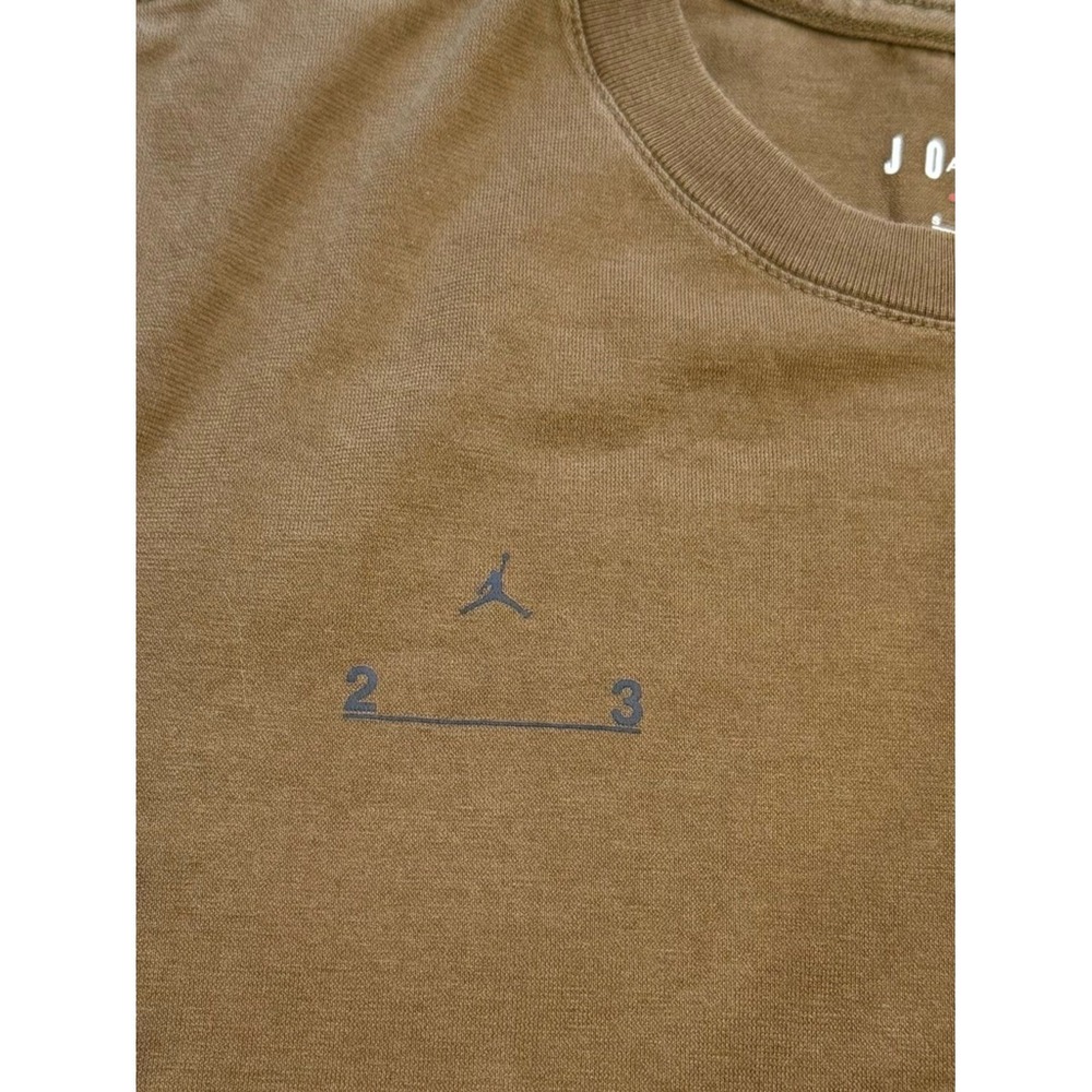Jordan 23 Engineered T-Shirt Brown Short Sleeve Mens Small DV7683-259 - Picture 4 of 7